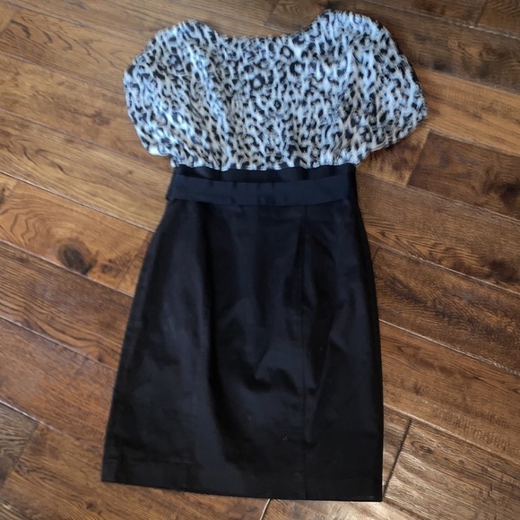 Sandro Animal Print Sheath Dress - Picture 2 of 5